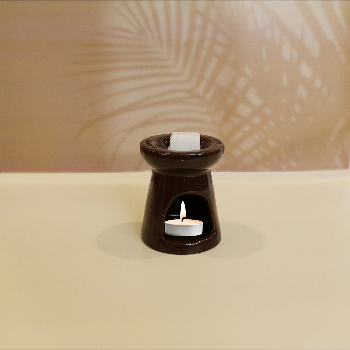 Ceramic Oil Burner Set- Rich Mocha