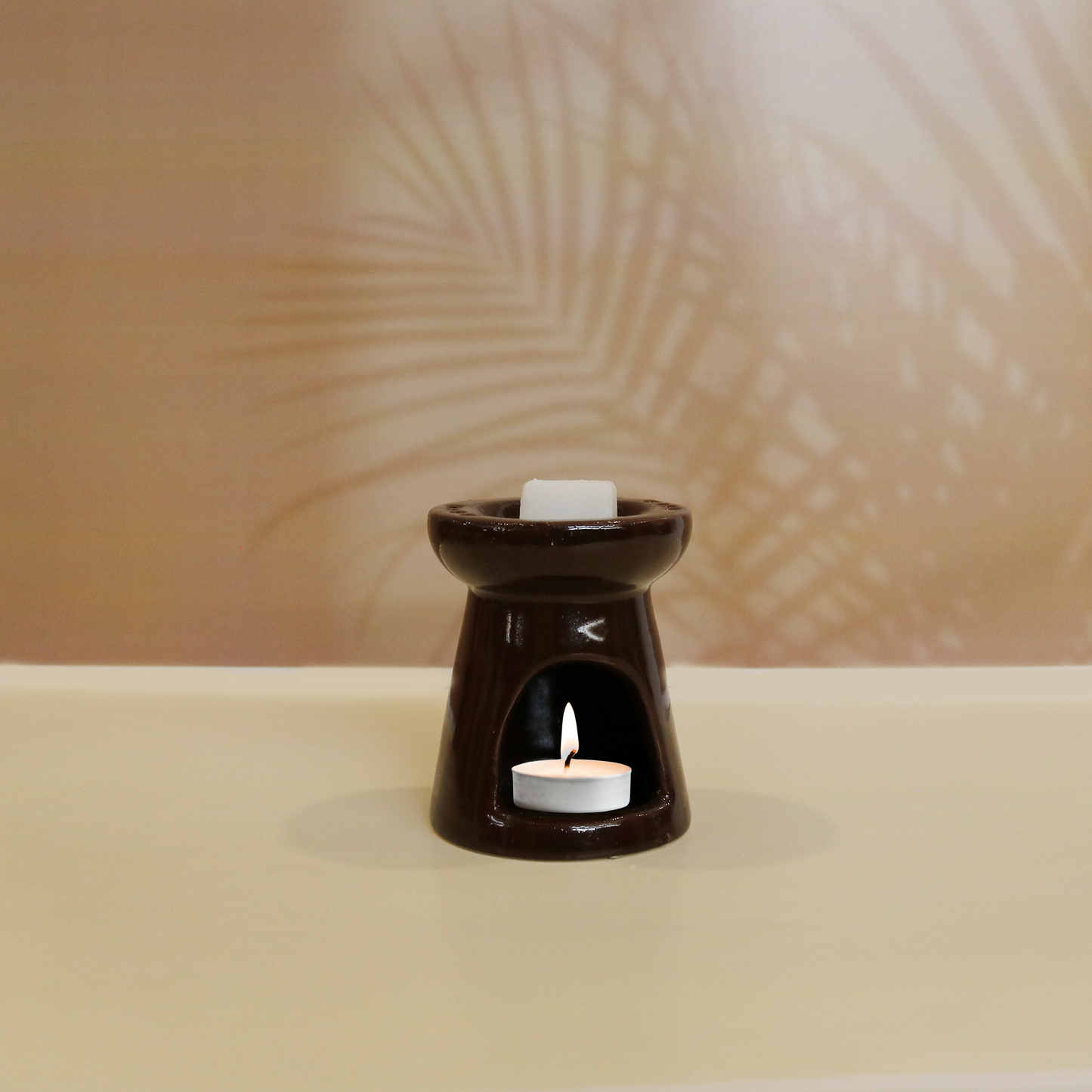 Ceramic Oil Burner Set- Rich Mocha