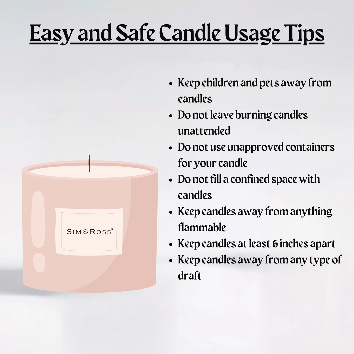 Luxury Scented Candles (Set of 3)