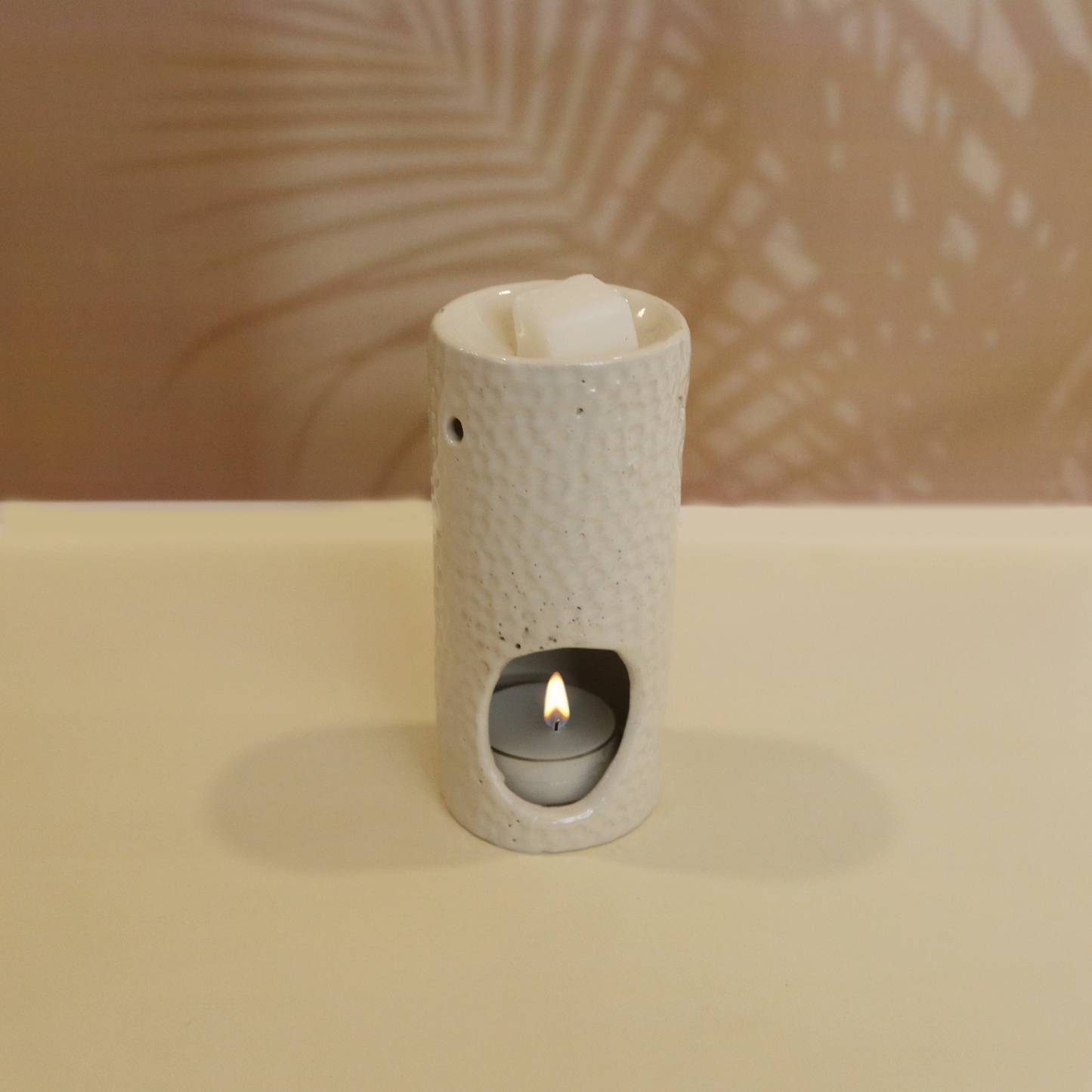 Ceramic Oil Burner Set- Beige