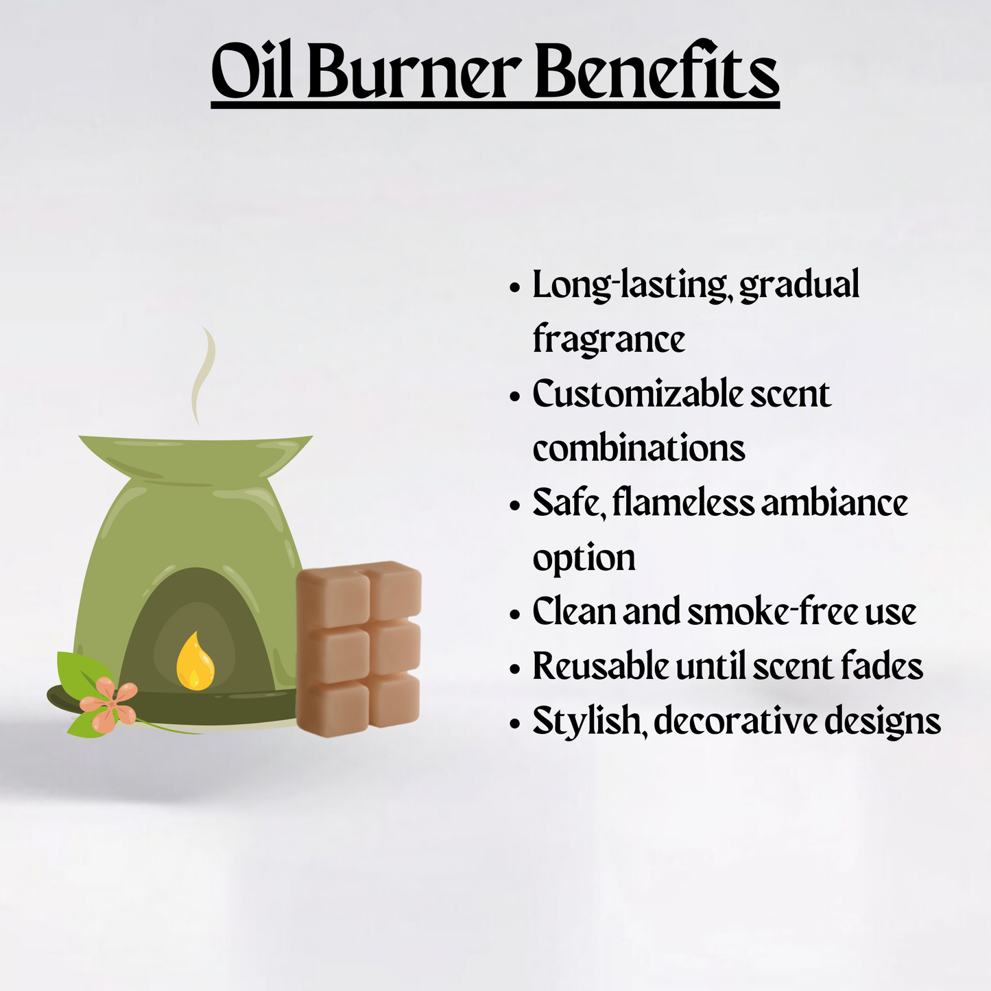 Ceramic Oil Burner Set- Lavender Bliss