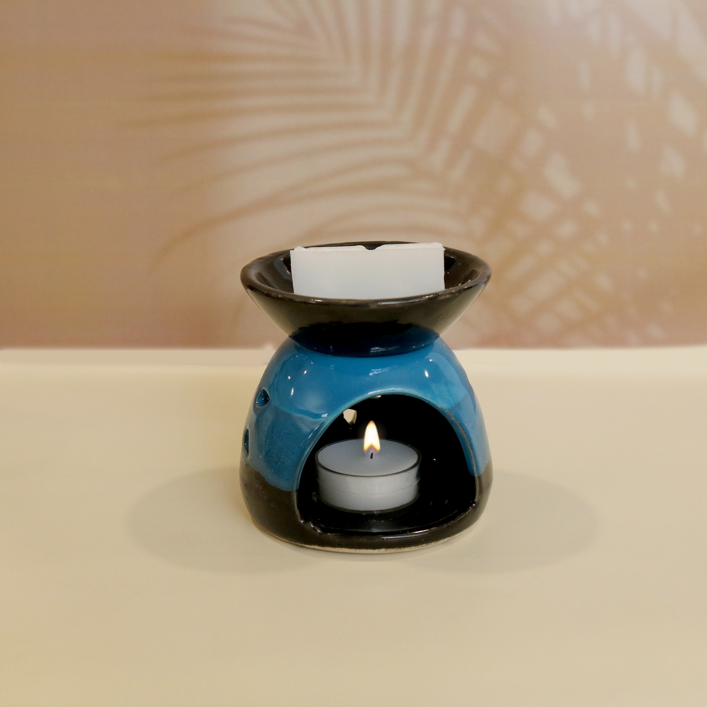 Ceramic Oil Burner Set- Sapphire Midnight