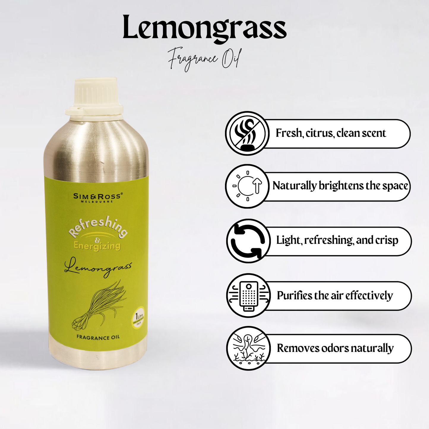 Lemongrass Fragrance Oil – 1 Litre