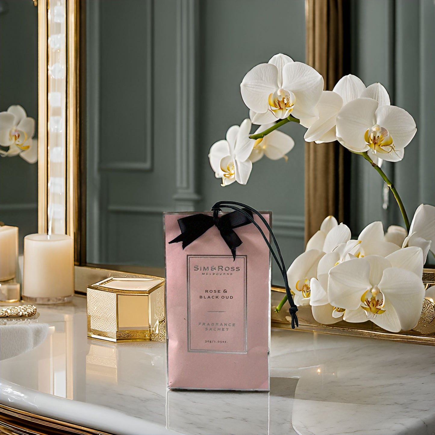 Sachets- Rose & Black Oud (Pack of 6)