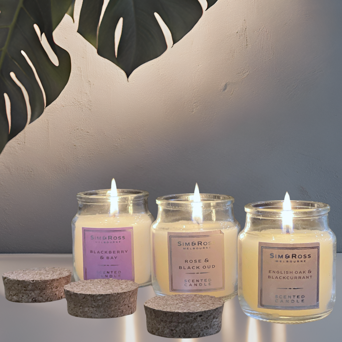 Luxury Scented Candles (Set of 3)