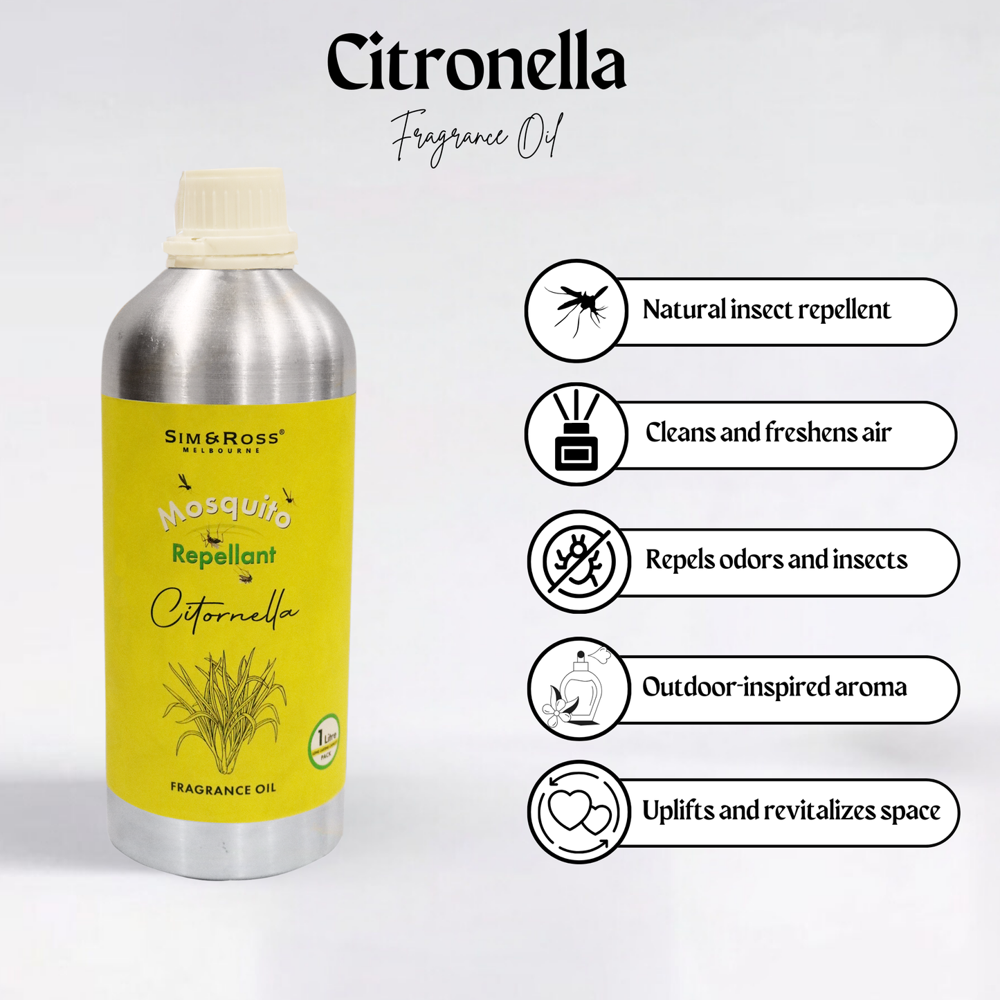 Citronella Fragrance Oil – 1 Litre