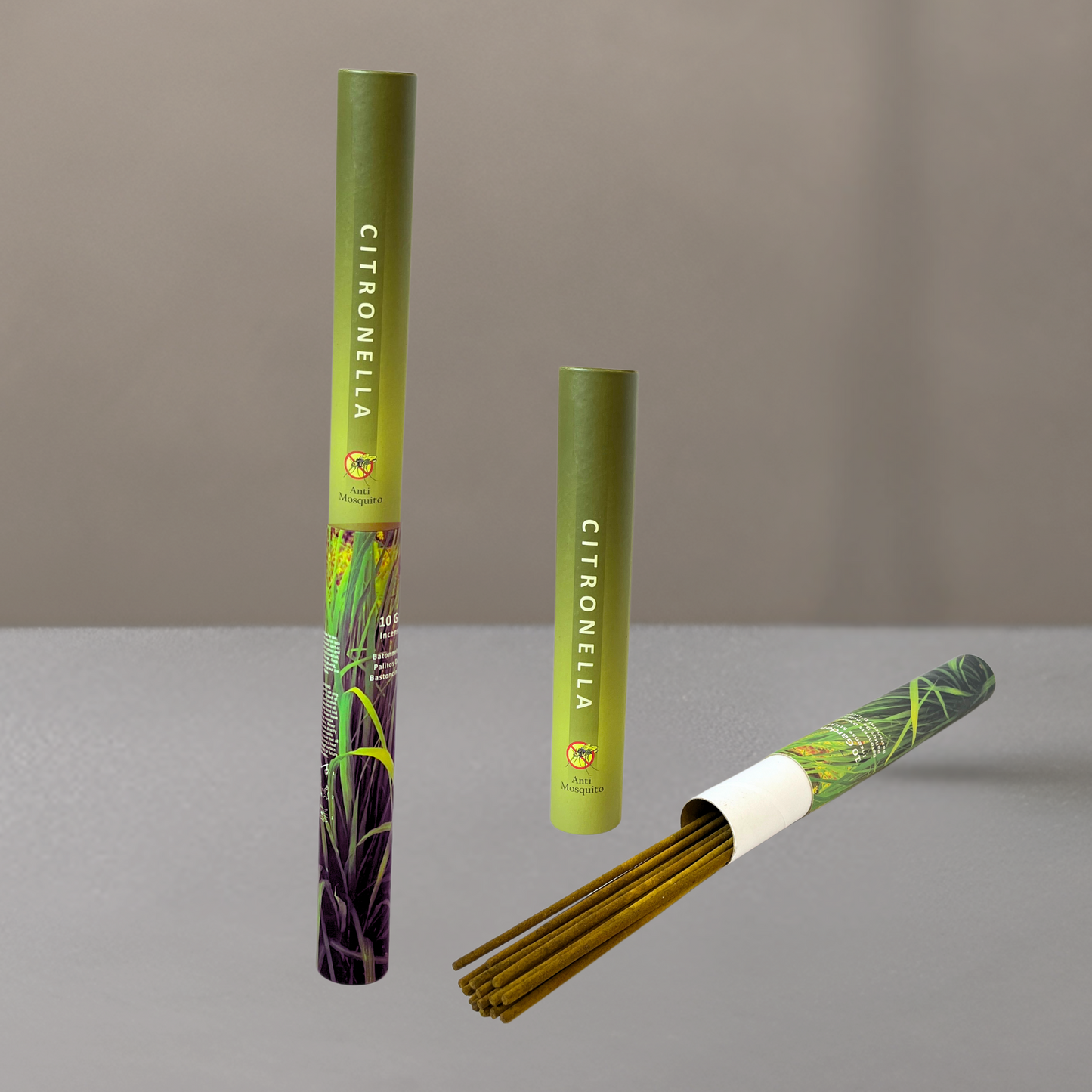 Citronella Anti-Mosquito Incense Sticks (21-Inch Long Sticks)