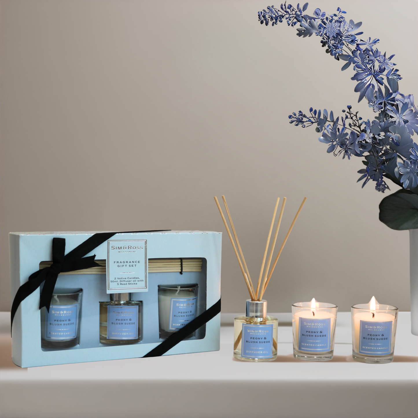 Peony & Blush Suede Fragrance Gift Set
