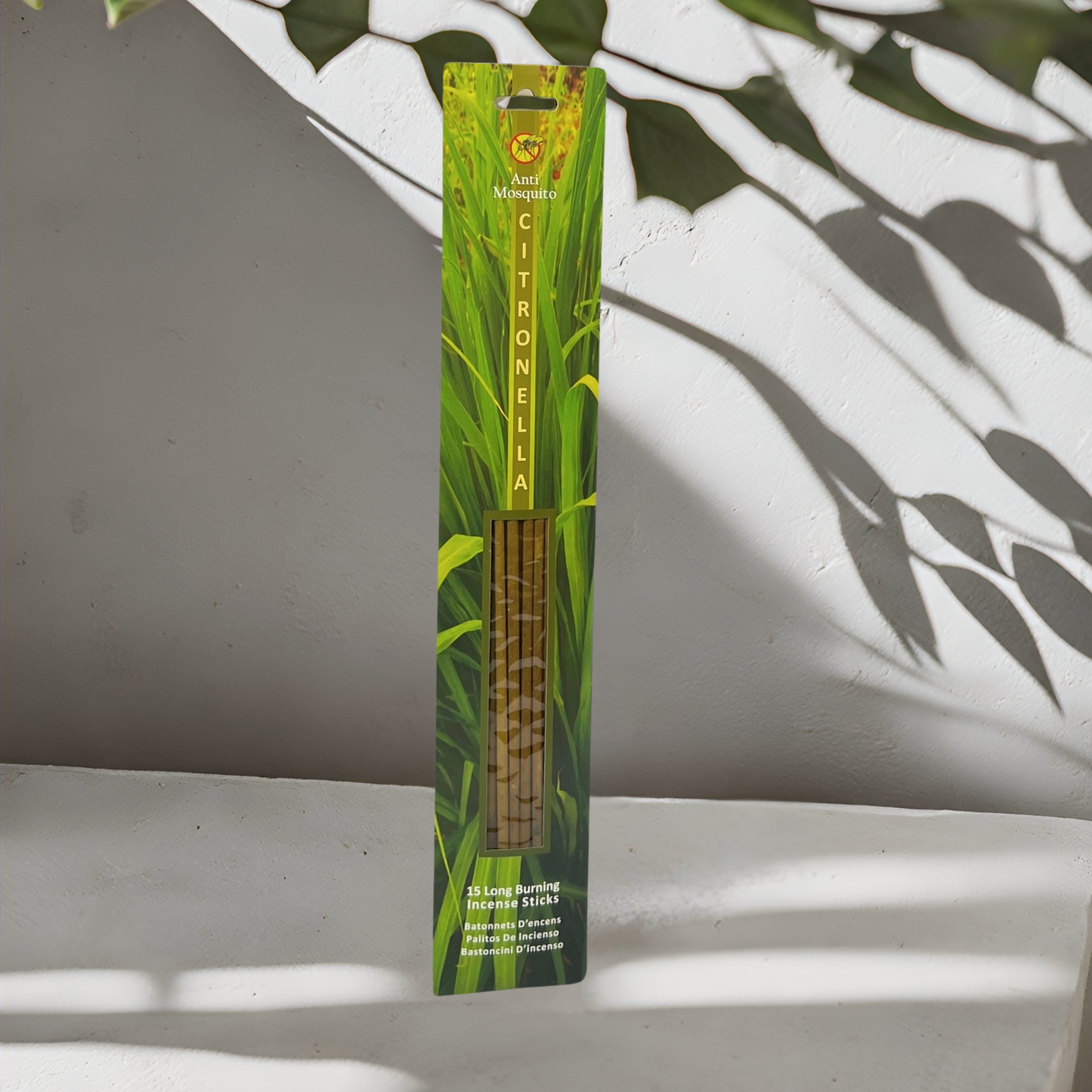Citronella Anti-Mosquito Incense Sticks (16-Inch Long Sticks)