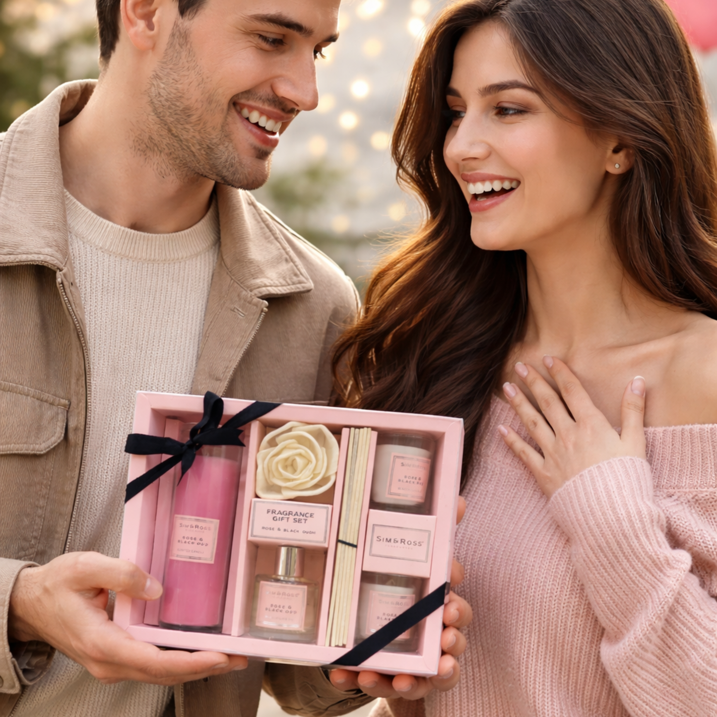 Rose & Black Oud Luxury Fragrance Gift Set