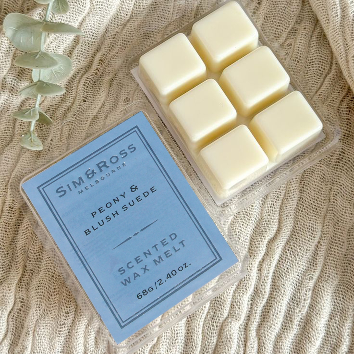 Wax Melts- Peony & Blush Suede (Pack of 2)