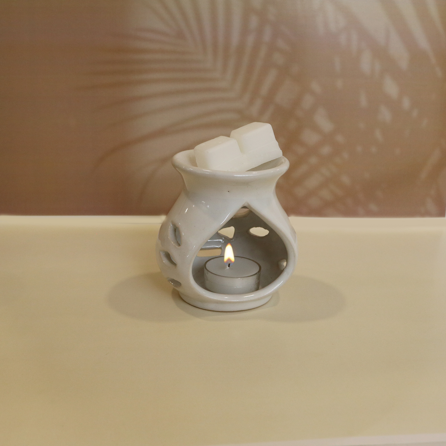 Ceramic Oil Burner Set- Senteur Blanc