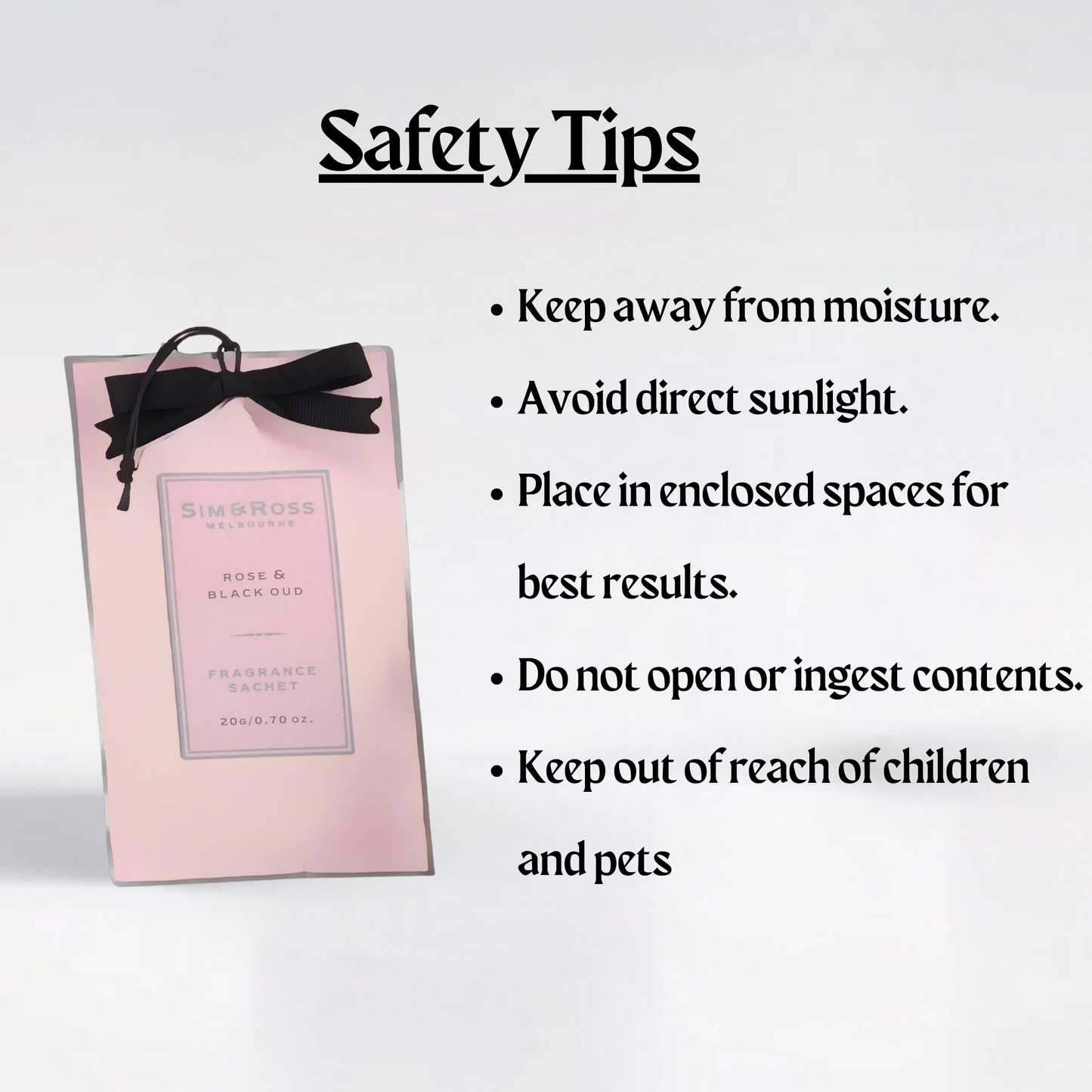 Sachets-Peony & Blush Suede (Pack of 6)