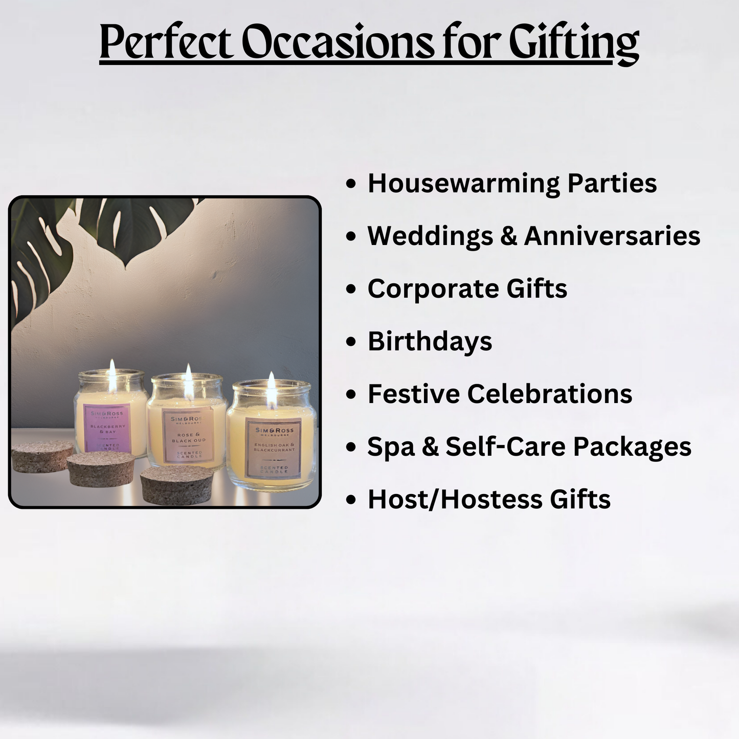 Luxury Scented Candles (Set of 3)