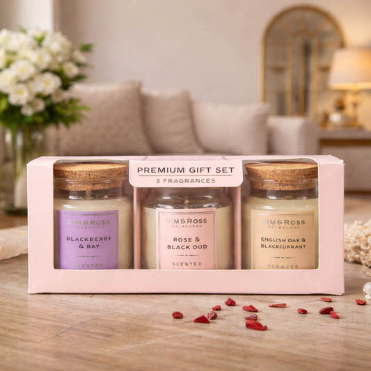 Luxury Scented Candles (Set of 3)