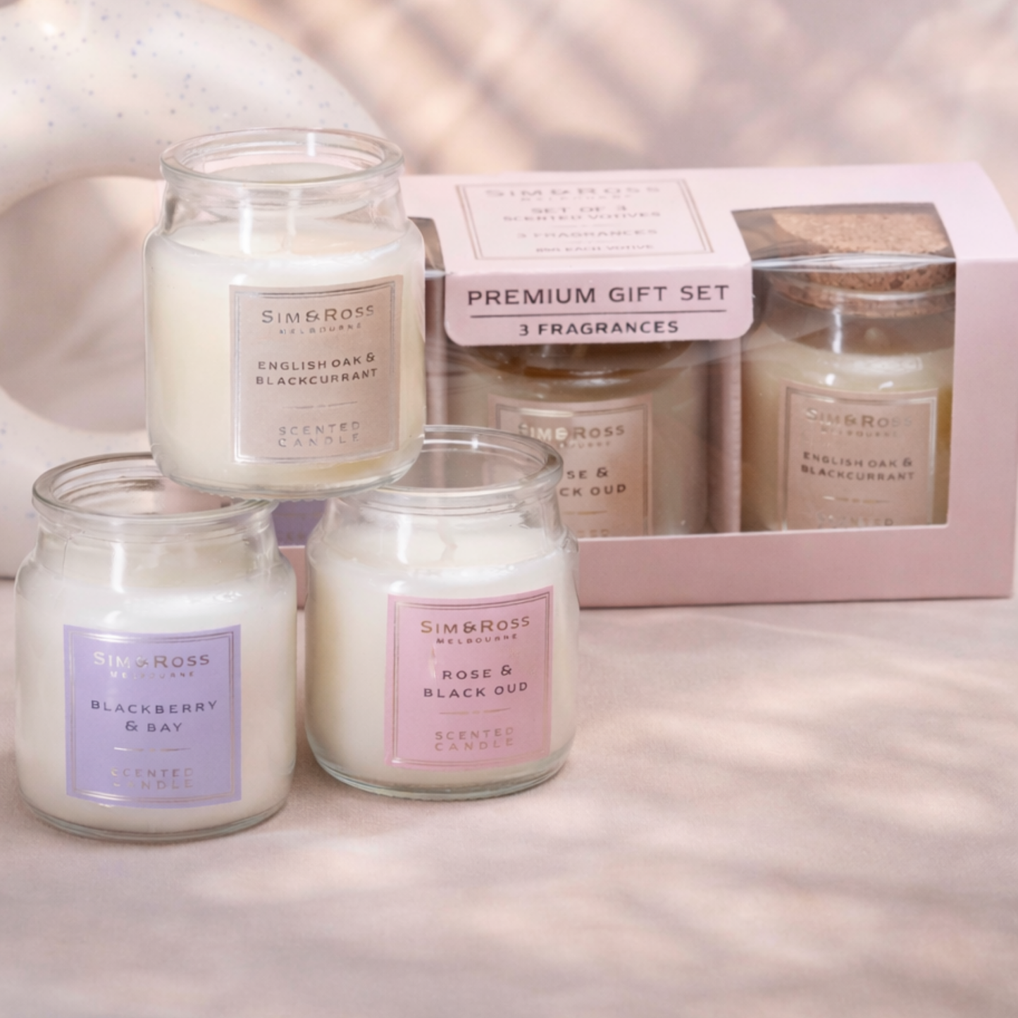 Luxury Scented Candles (Set of 3)
