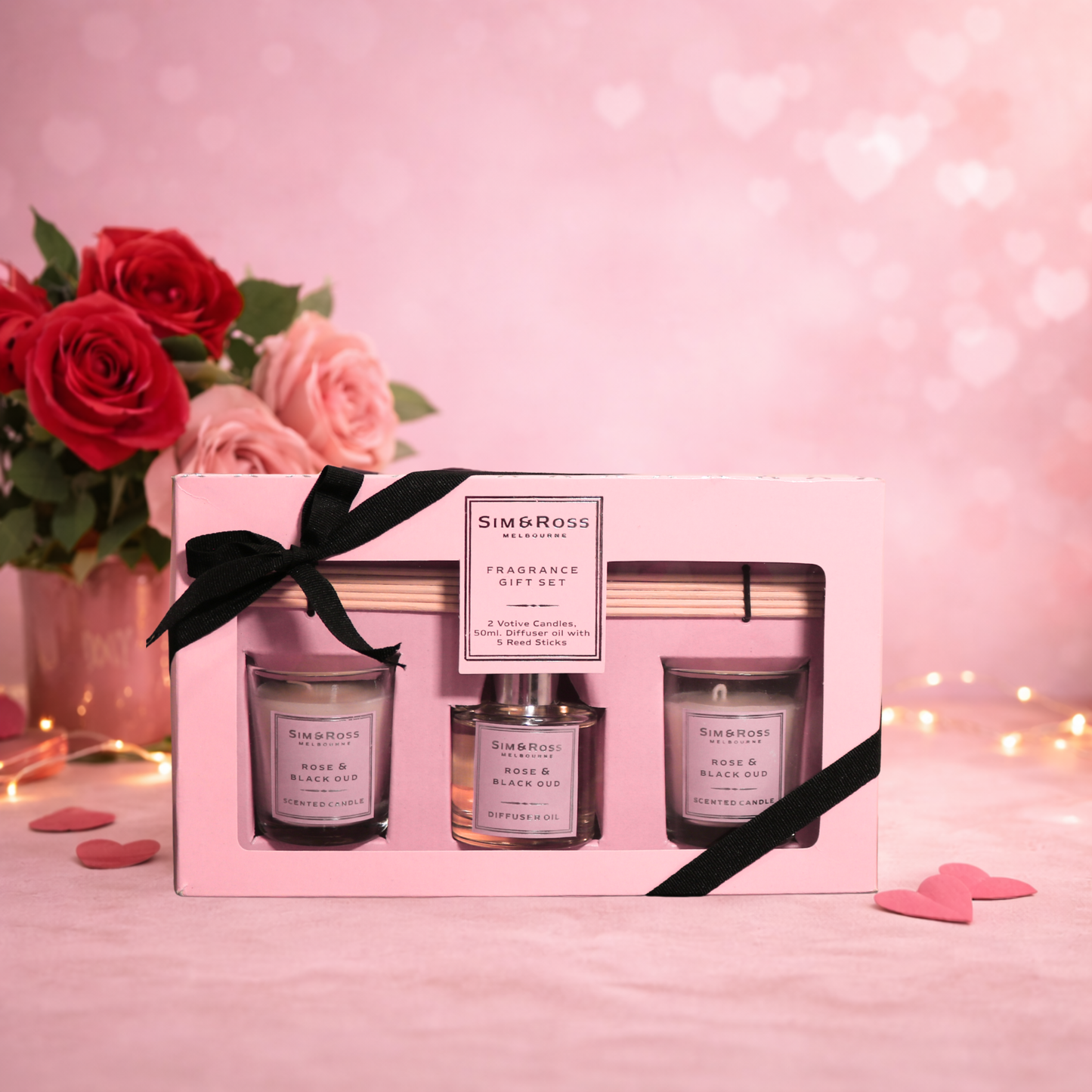 Rose & Black Oud Classic Home Fragrance Gift