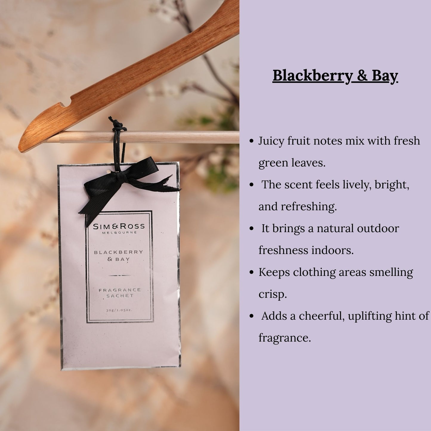 Sachets- BlackBerry & Bay (Pack of 6)