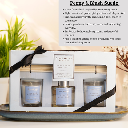 Peony & Blush Suede Premium Gifting Set