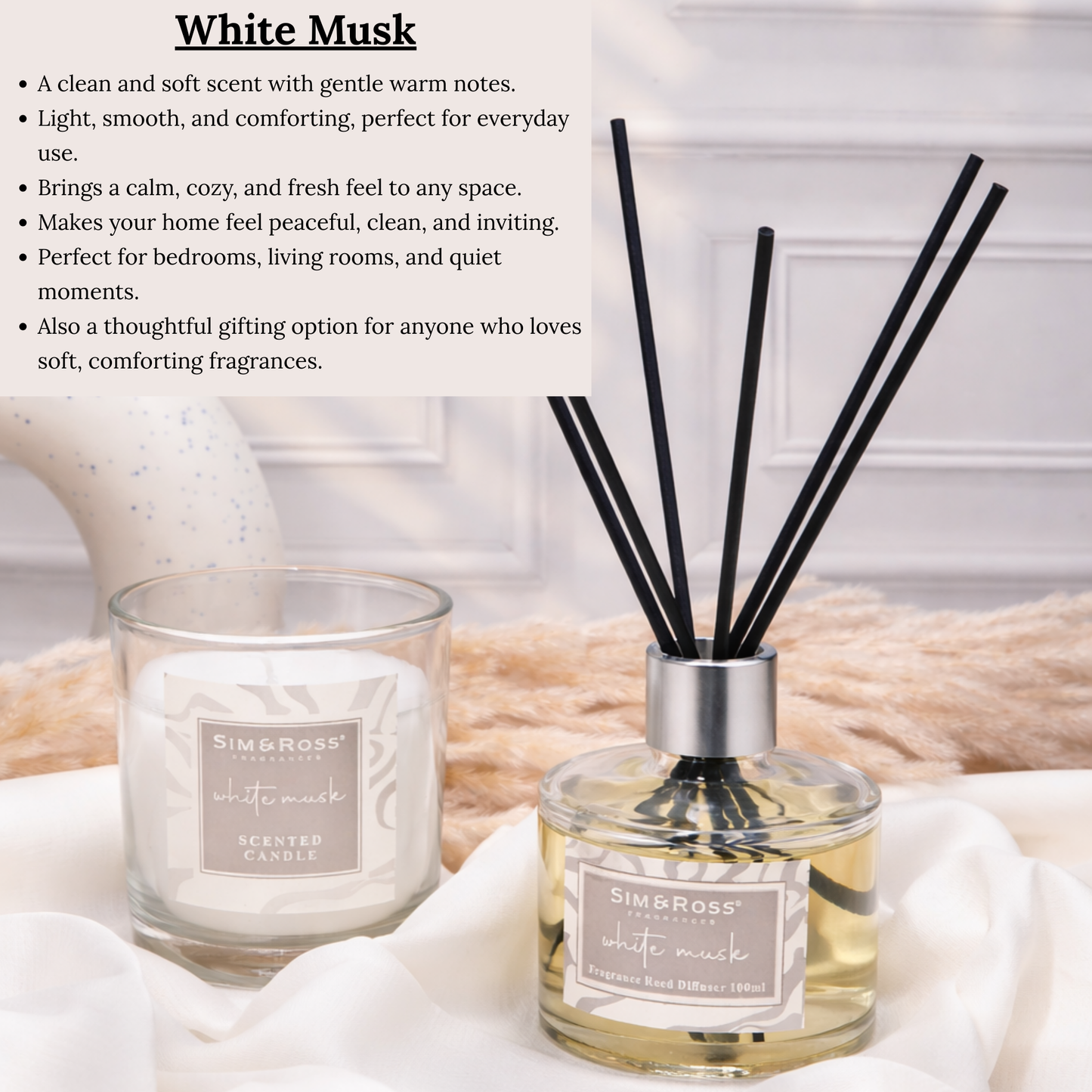 White Musk Signature Home Fragrance Set
