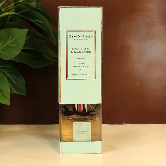 Reed Diffuser Set 100ml- Lime Basil & Mandarin