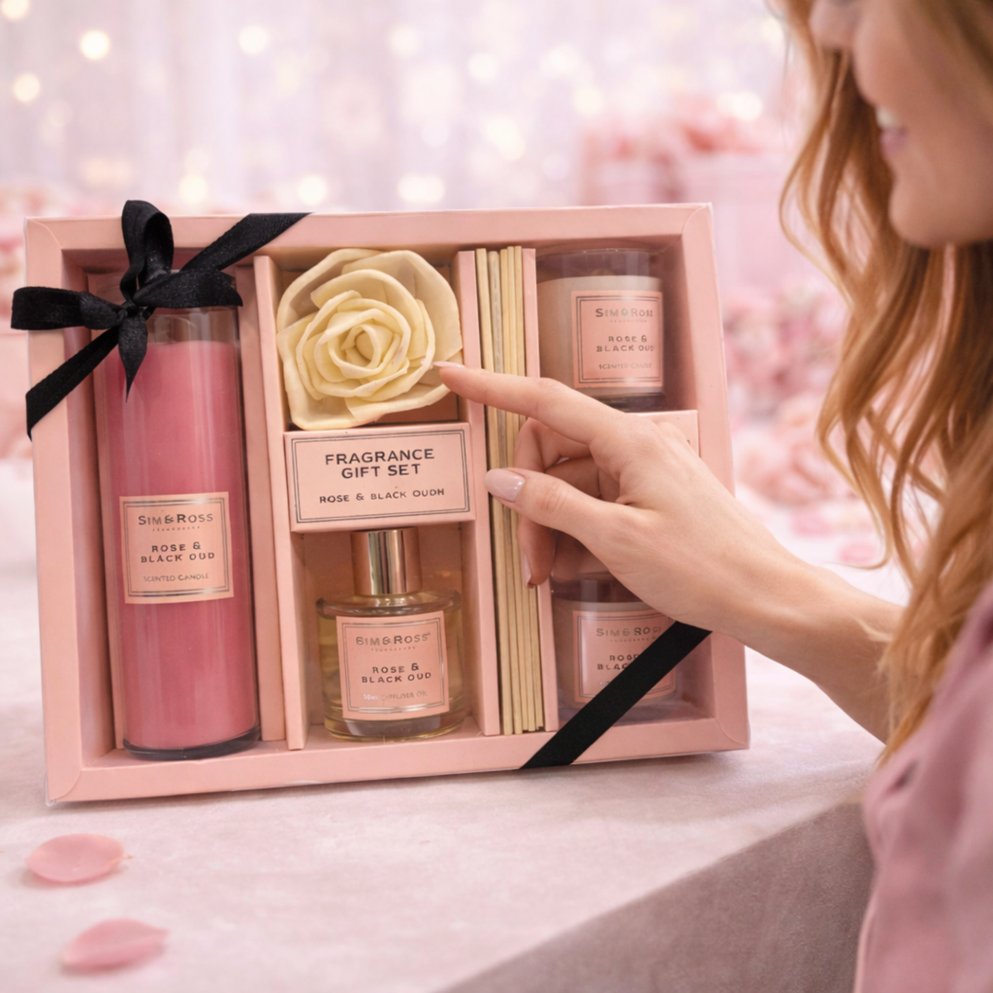 Rose & Black Oud Luxury Fragrance Gift Set
