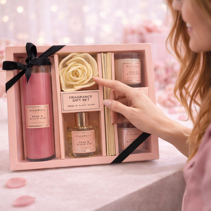 Rose & Black Oud Luxury Fragrance Gift Set