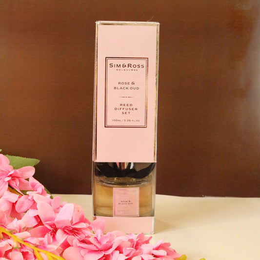 Reed Diffuser Set 100ml- Rose & Black Oud