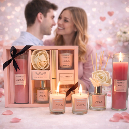 Rose & Black Oud Luxury Fragrance Gift Set