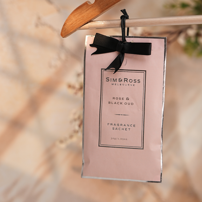Sachets- Rose & Black Oud (Pack of 6)