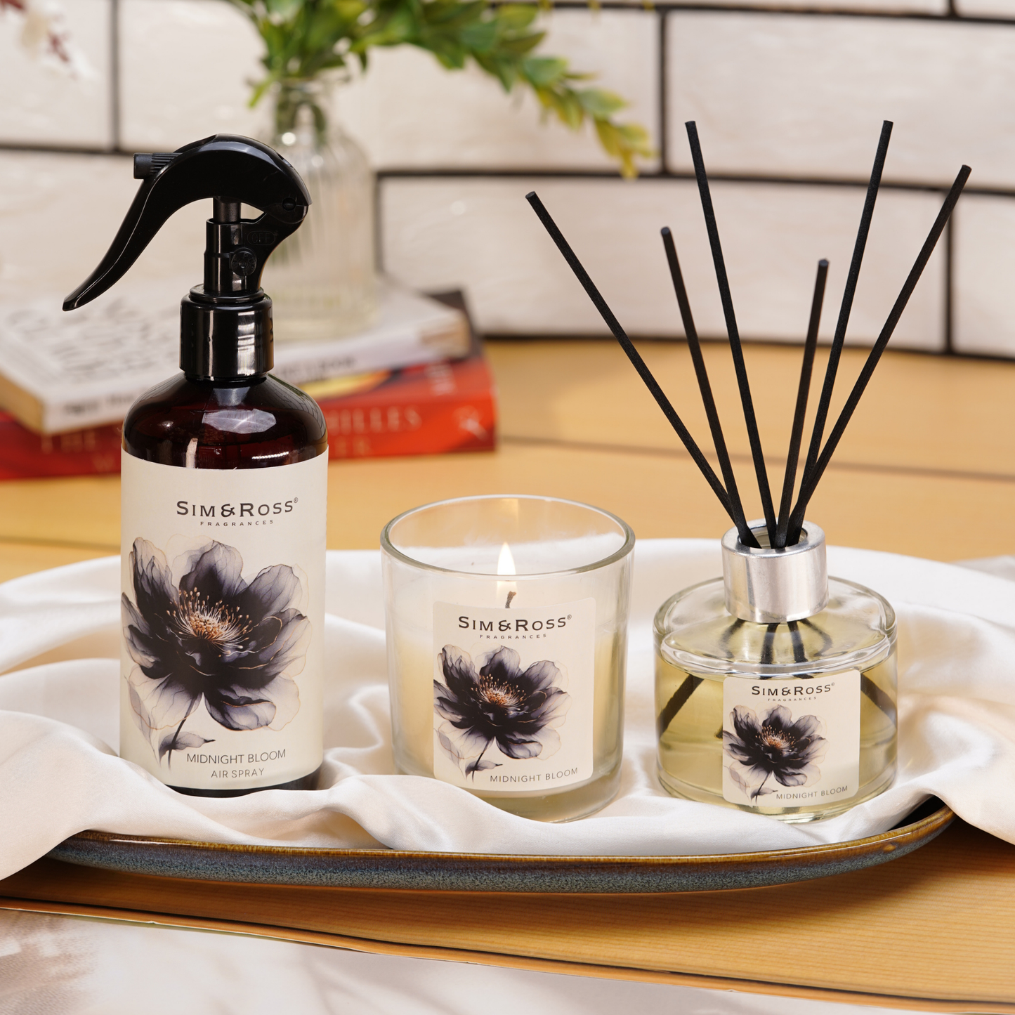 Midnight Bloom Luxury Home Fragrance Trio