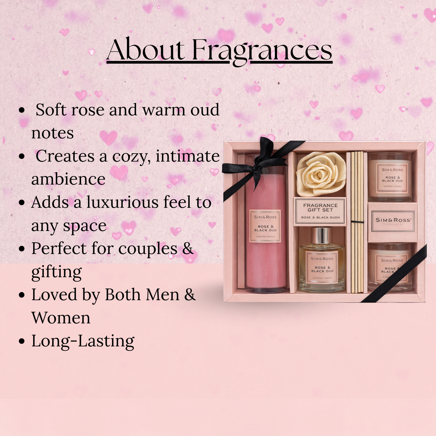 Rose & Black Oud Luxury Fragrance Gift Set