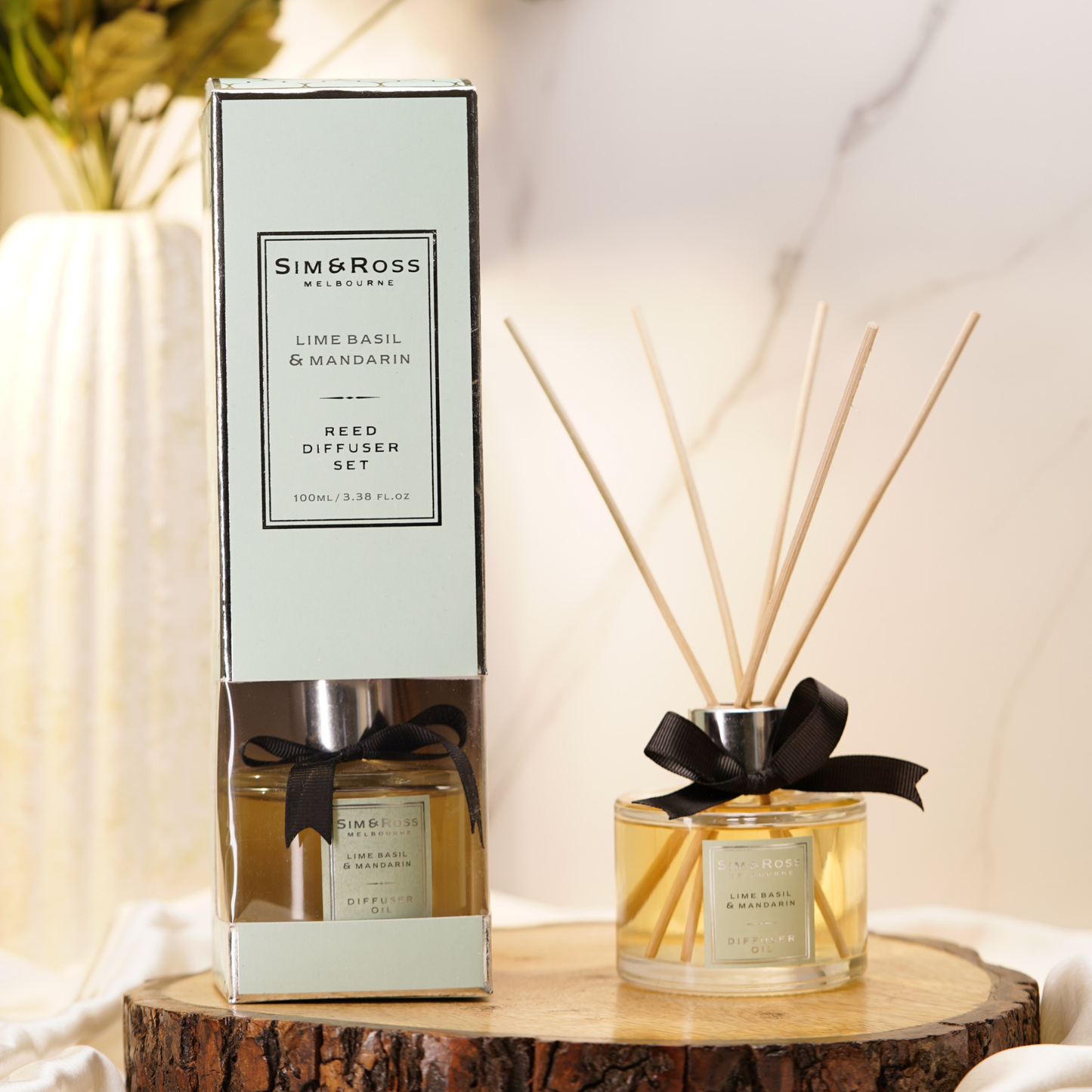 Reed Diffuser Set 100ml- Lime Basil & Mandarin