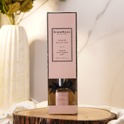 Reed Diffuser Set 100ml- Rose & Black Oud