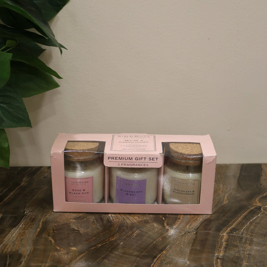 Luxury Scented Candles (Set of 3)